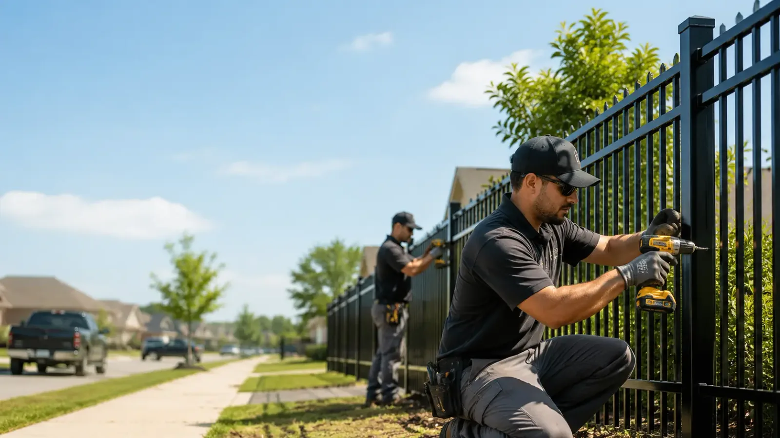 Metal Fence Installation in Clarks, LA